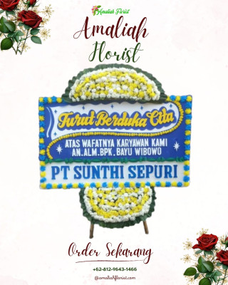 Papan Bunga Duka di Pusakanagara