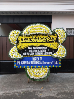Papan Bunga Duka di Pusakanagara