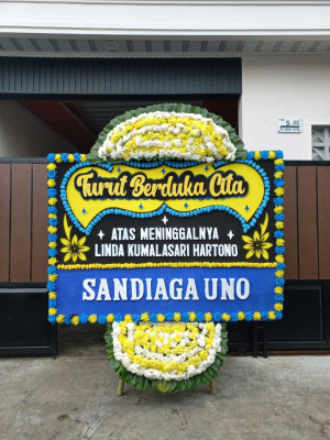 Papan Bunga Duka di Pusakanagara